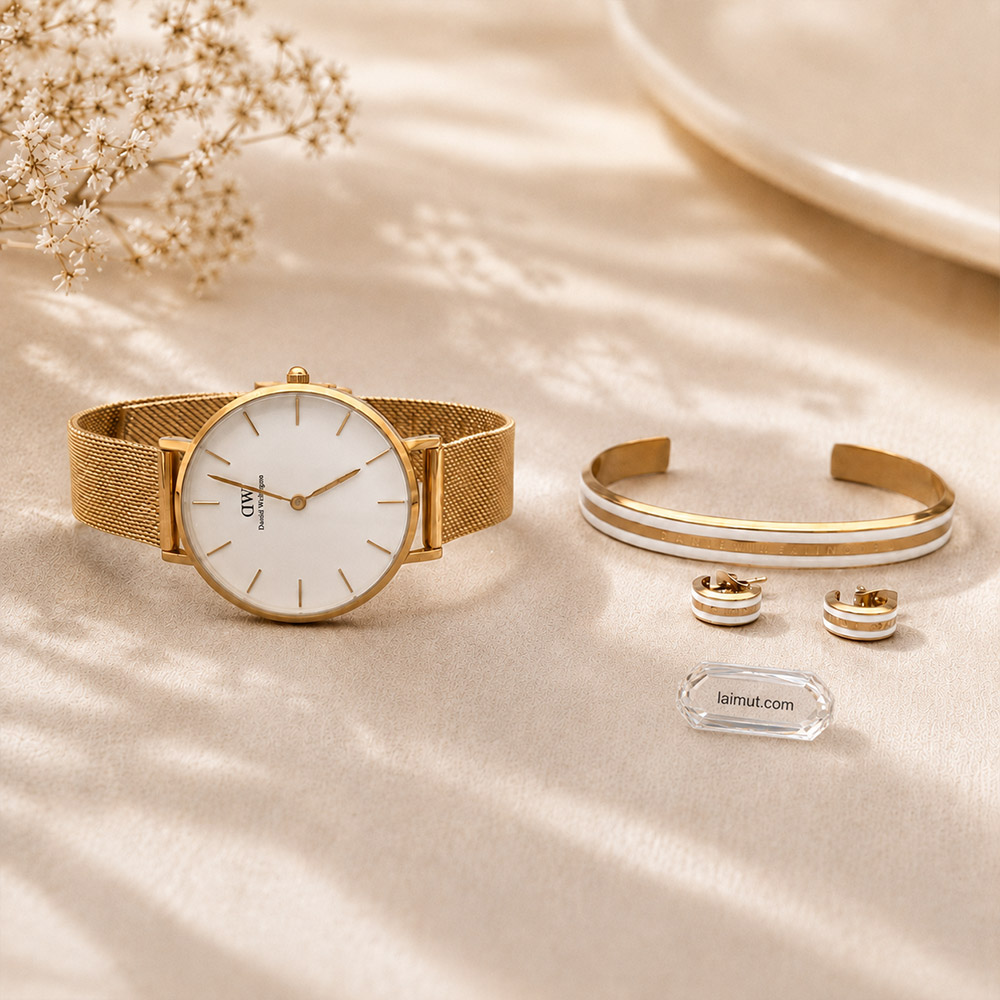 Mặt trắng ngà Đồng hồ Daniel Wellington DW00100163