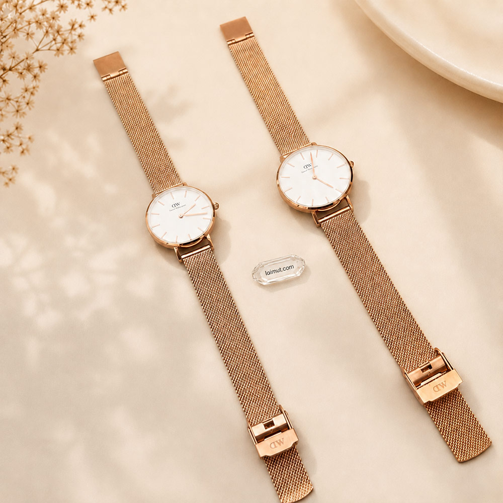 Dây mesh Rose Gold Đồng hồ Daniel Wellington DW00100219