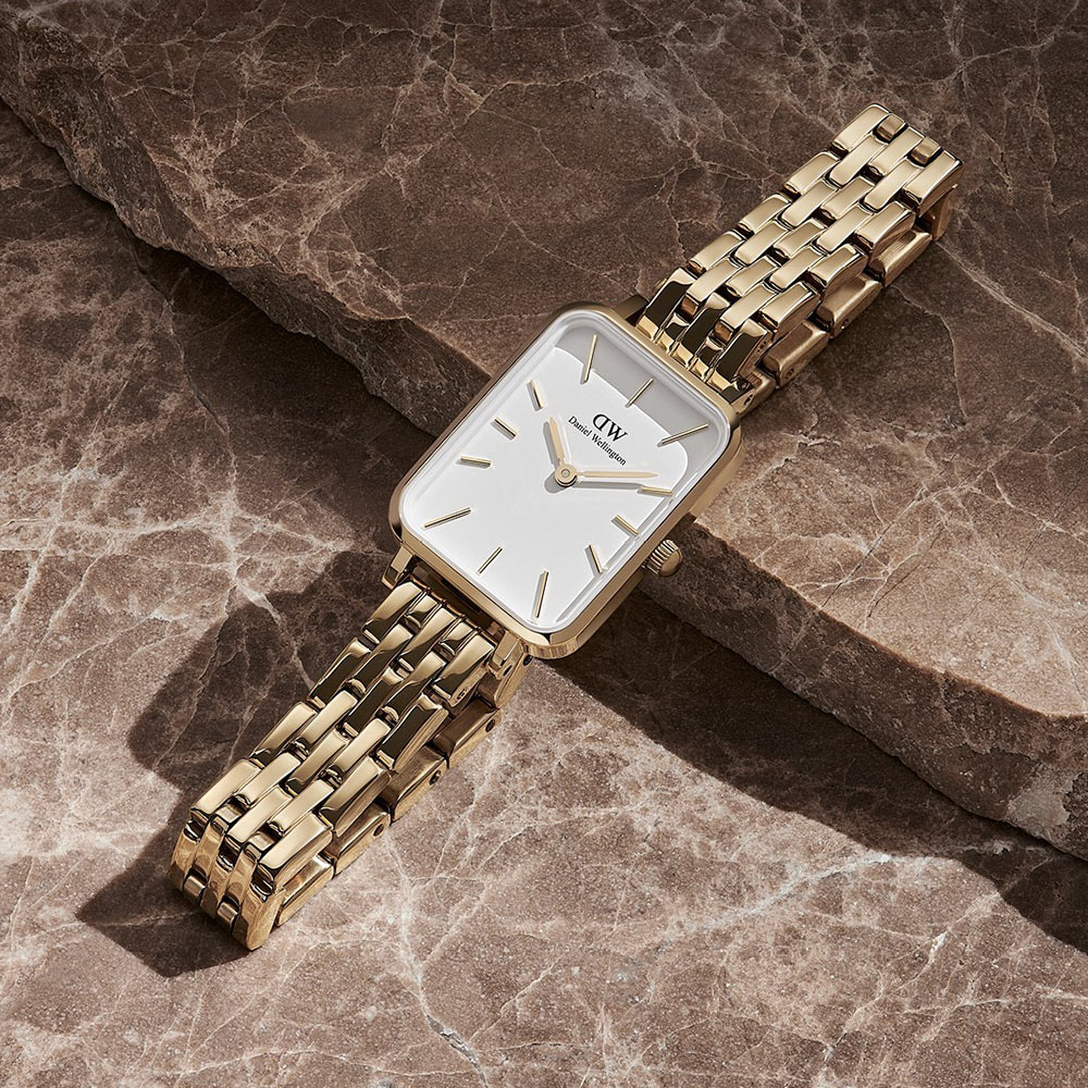 Đồng hồ Daniel Wellington DW00100622 Quadro 5-Link Evergold chính hãng
