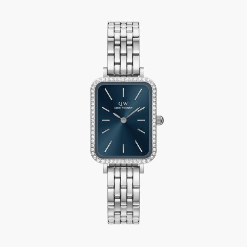 Đồng hồ Daniel Wellington DW00100670 Quadro Lumine Bezel 5-Link Arctic Silver chính hãng