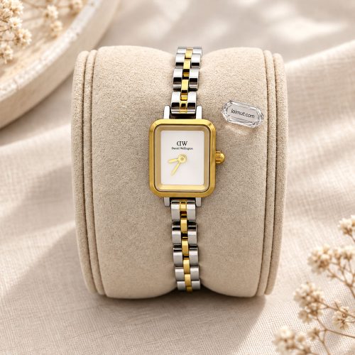 Chi tiết Daniel Wellington DW00100925 Quadro Mini Arch Two Tone Gold