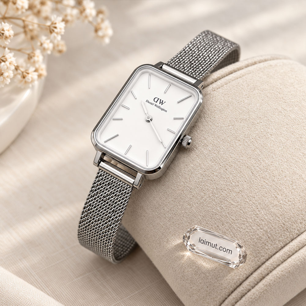 Chi tiết Daniel Wellington DW00100438 Quadro Pressed Sterling