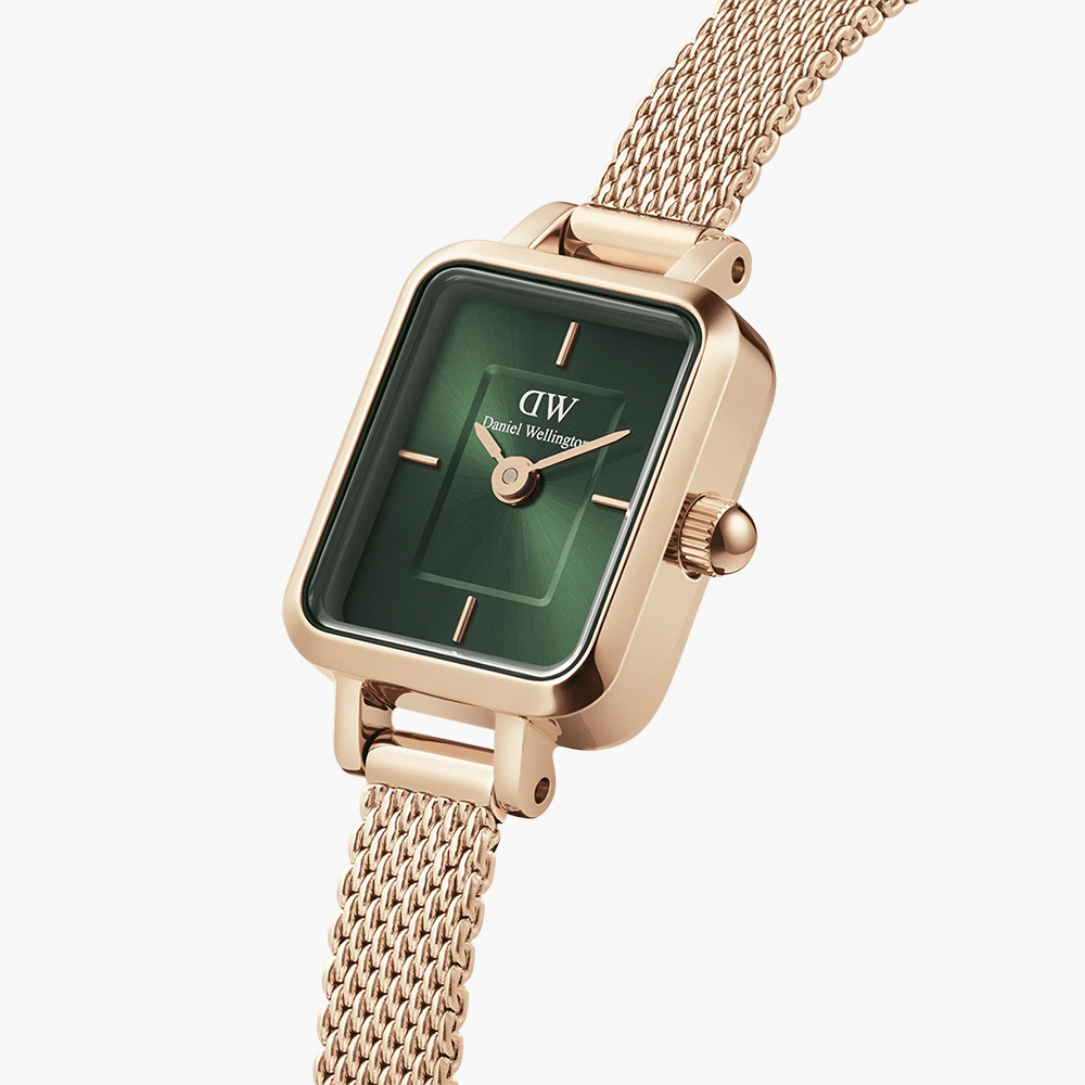 Đồng hồ Daniel Wellington DW00100648 Quadro Mini Melrose Emerald chính hãng