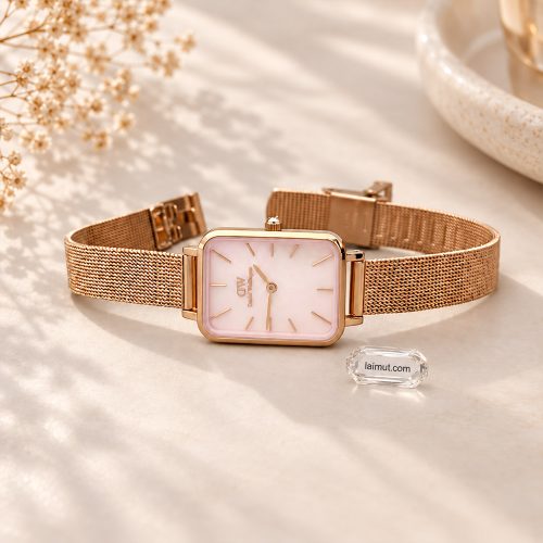 Daniel Wellington DW00100510 Quadro Pressed Melrose ảnh thực tế