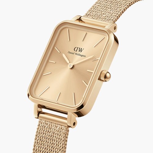 Đồng hồ Daniel Wellington DW00100485 Quadro Pressed Unitone Gold chính hãng