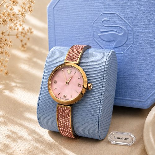 Vỏ vàng hồng Đồng hồ Swarovski 5678756