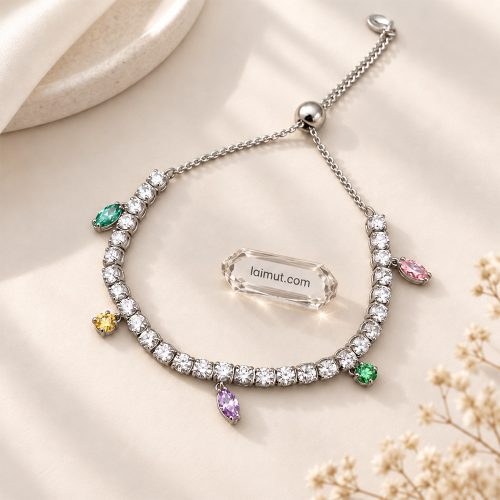 Lắc tay Swarovski 5742463 chụp thực tế tại Laimut