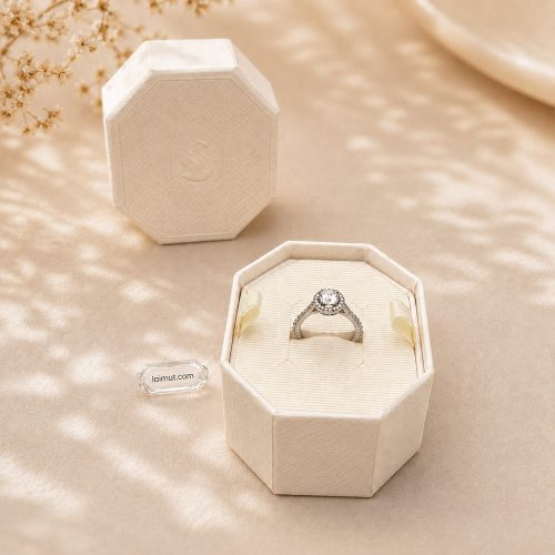 Nhẫn Swarovski Una Angelic Ring fullbox chính hãng tại Laimut