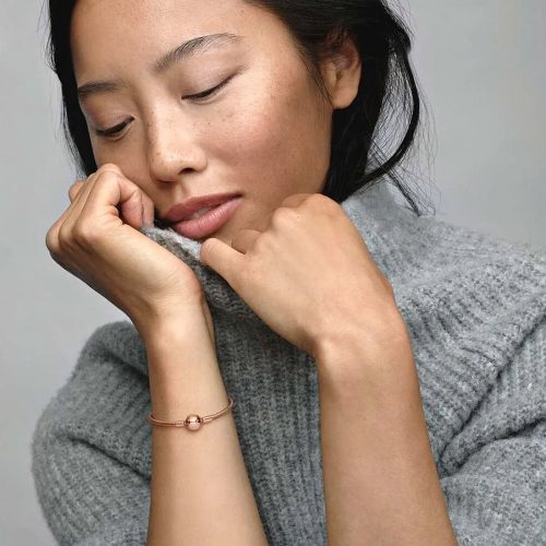 Vòng charm Pandora 580728 Moments Snake Chain Bracelet | Laimut | Ảnh mẫu đeo