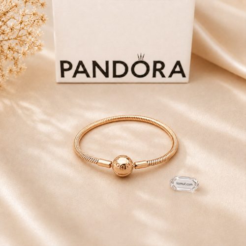 Vòng charm Pandora 580728 Moments Snake Chain Bracelet | Laimut | Ảnh chụp thực tế