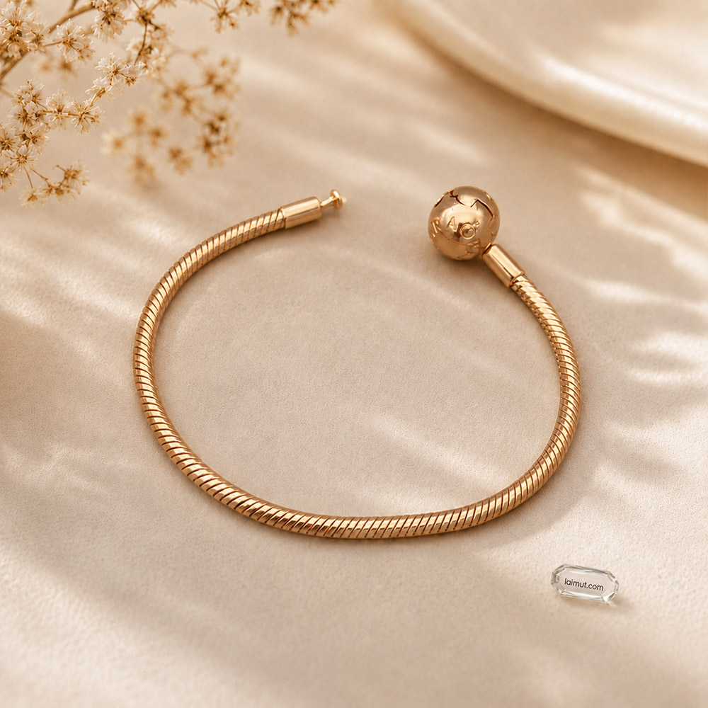 Vòng charm Pandora 580728 Moments Snake Chain Bracelet | Laimut | Ảnh chụp thực tế