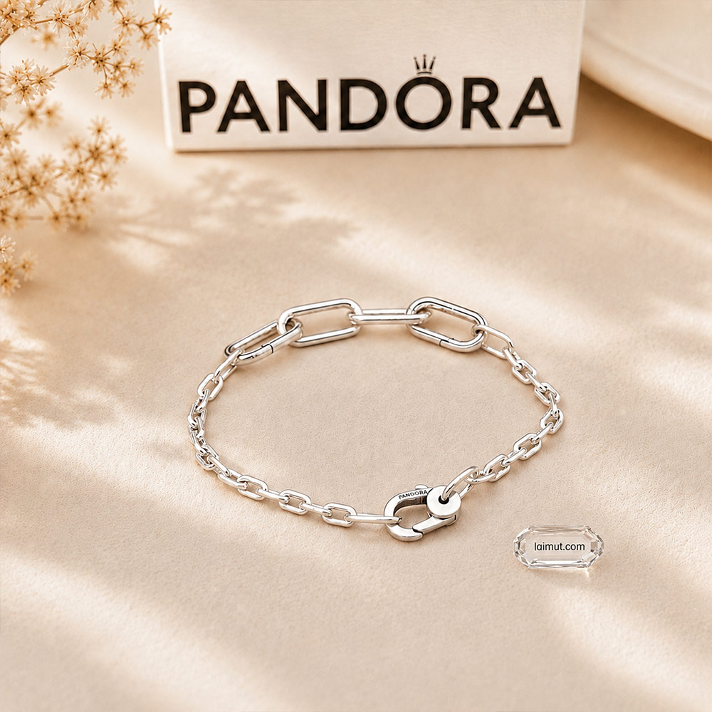 Vòng charm Pandora 592340C00 Pandora ME XS-Link Chain Bracelet | Laimut | Ảnh chụp thực tế