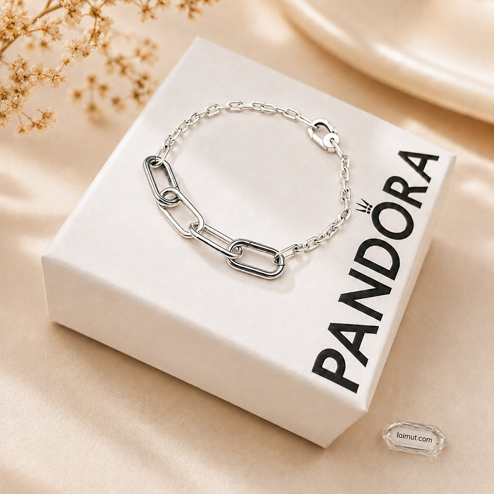 Vòng charm Pandora 592340C00 Pandora ME XS-Link Chain Bracelet | Laimut | Ảnh chụp thực tế