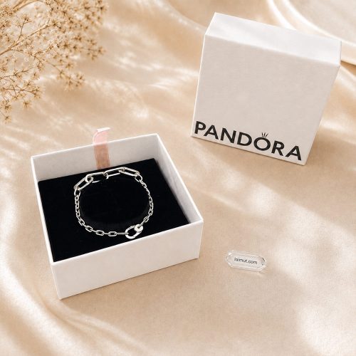Vòng charm Pandora 592340C00 Pandora ME XS-Link Chain Bracelet | Laimut | Ảnh chụp thực tế fullbox