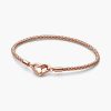 Vòng charm Pandora 582731C00 Studded Chain Bracelet | Laimut | Ảnh 3D