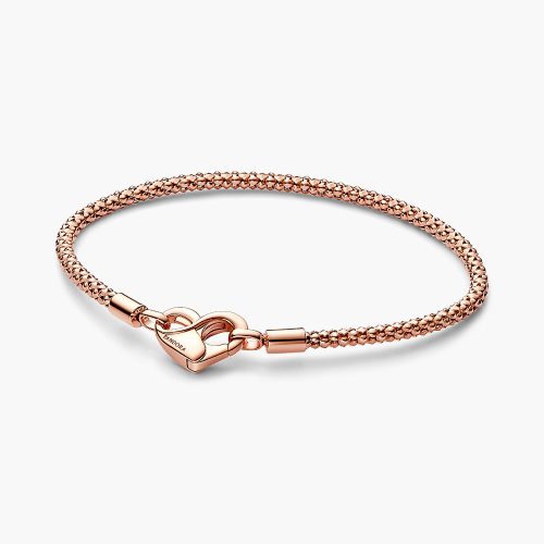 Vòng charm Pandora 582731C00 Studded Chain Bracelet | Laimut | Ảnh 3D
