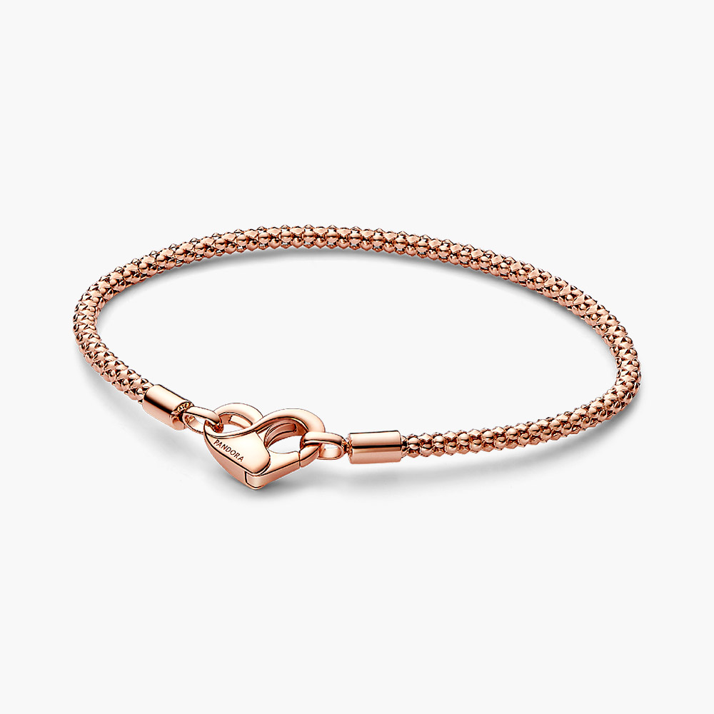 Vòng charm Pandora 582731C00 Studded Chain Bracelet | Laimut | Ảnh 3D