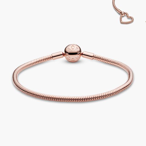 Nhóm Vòng charm Pandora vàng hồng 14k rose gold plating chính hãng