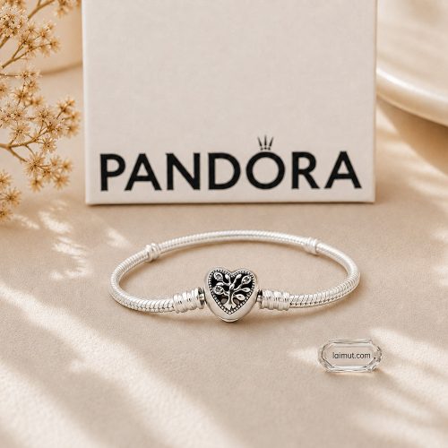 Vòng tay Pandora 598827C01 chụp thật toàn bộ