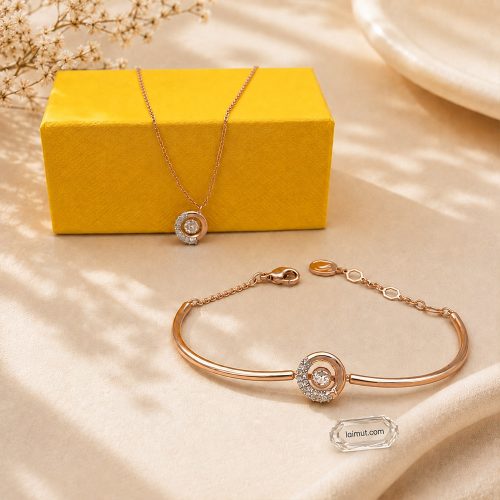 Swarovski 5692259 phối trang sức vàng hồng