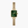 Đồng hồ Daniel Wellington DW00100653 Quadro Mini Evergold Emerald 15.4x18.2mm