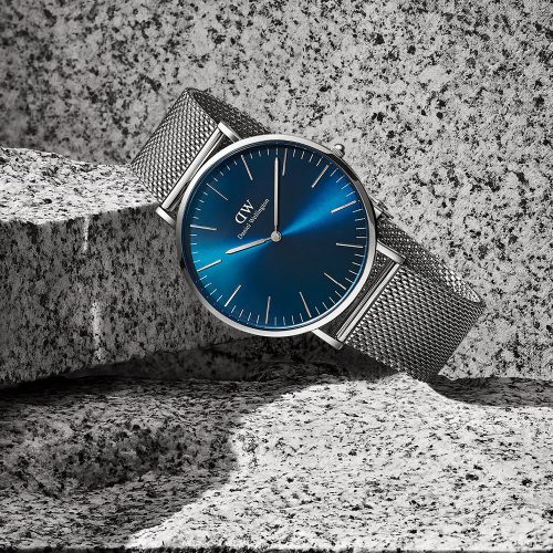 Đồng hồ Daniel Wellington DW00100628 Classic Mesh Arctic Silver 40mm