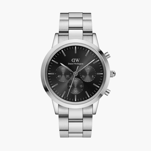 Đồng hồ Daniel Wellington DW00100645 Iconic Chronograph Link Onyx S 42mm