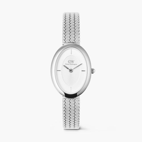 Đồng hồ Daniel Wellington DW00100884 Juliette Braided Mesh White Sunray Silver 20x26mm