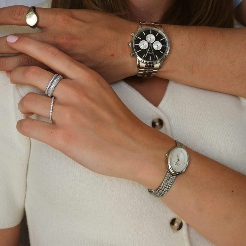 Mẫu đeo Daniel Wellington DW00100884 Juliette Silver 20x26mm