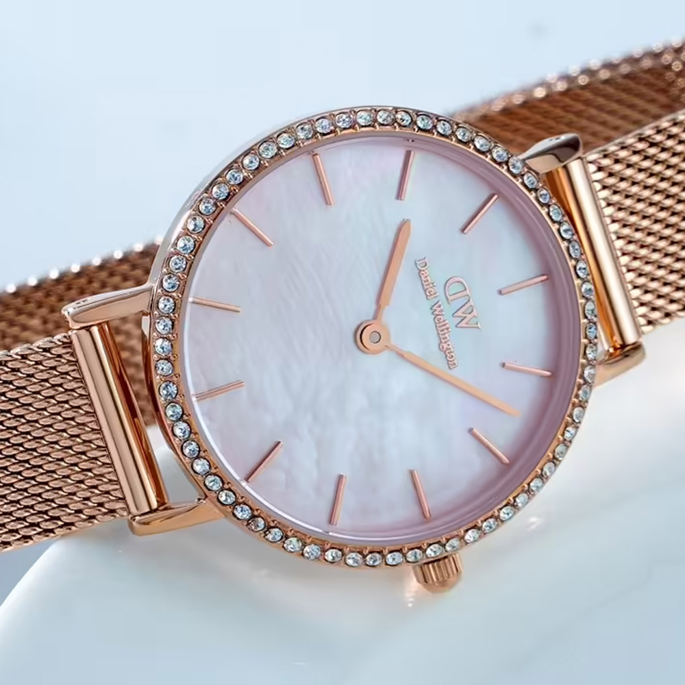 Chi tiết Daniel Wellington DW00100663 Petite Lumine Pink MOP