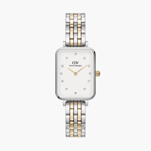 Đồng hồ Daniel Wellington DW00100625 Quadro Lumine 5-Link Two-Tone 20x26mm
