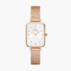 Đồng hồ Daniel Wellington DW00100578 Quadro Lumine Pressed Piano Rose Gold 20x26mm