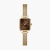 Đồng hồ Daniel Wellington DW00100654 Quadro Mini Evergold Amber 15.4x18.2mm