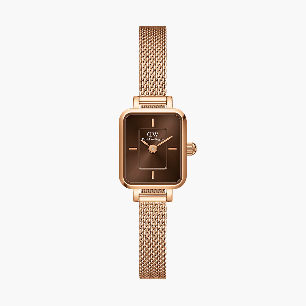Đồng hồ Daniel Wellington DW00100648 Quadro Mini Melrose Amber 15.4x18.2mm