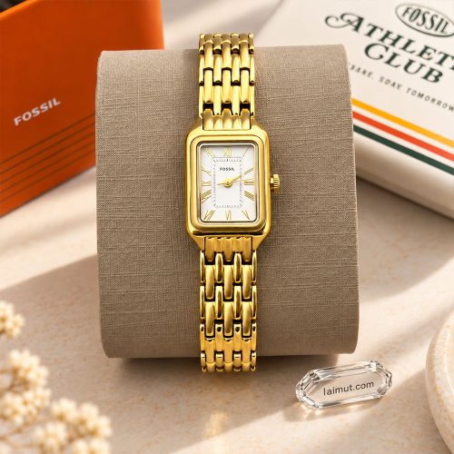 Cận cảnh Fossil ES5467 Raquel Mini mặt trắng satin