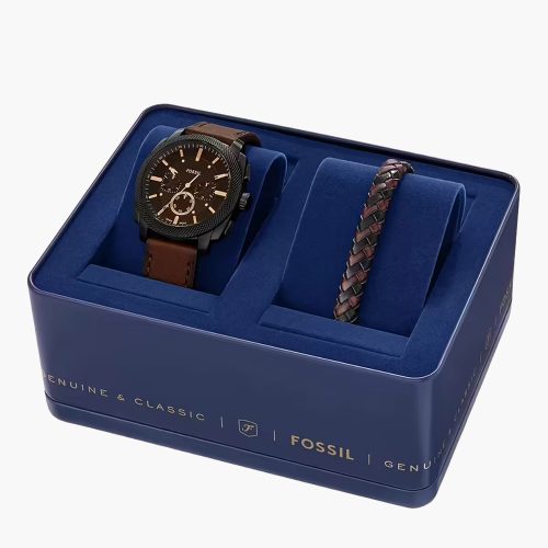 Bộ đồng hồ Fossil FS6102SET Machine 44mm fullbox