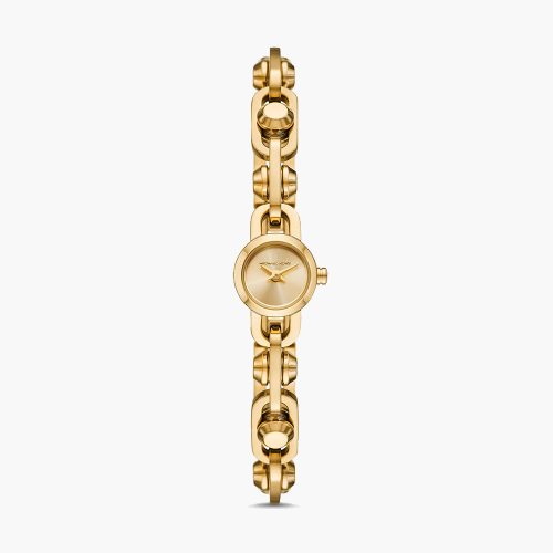 Đồng hồ Michael Kors MK4871 Mini Astor Link Gold-Tone Bracelet Watch 15mm