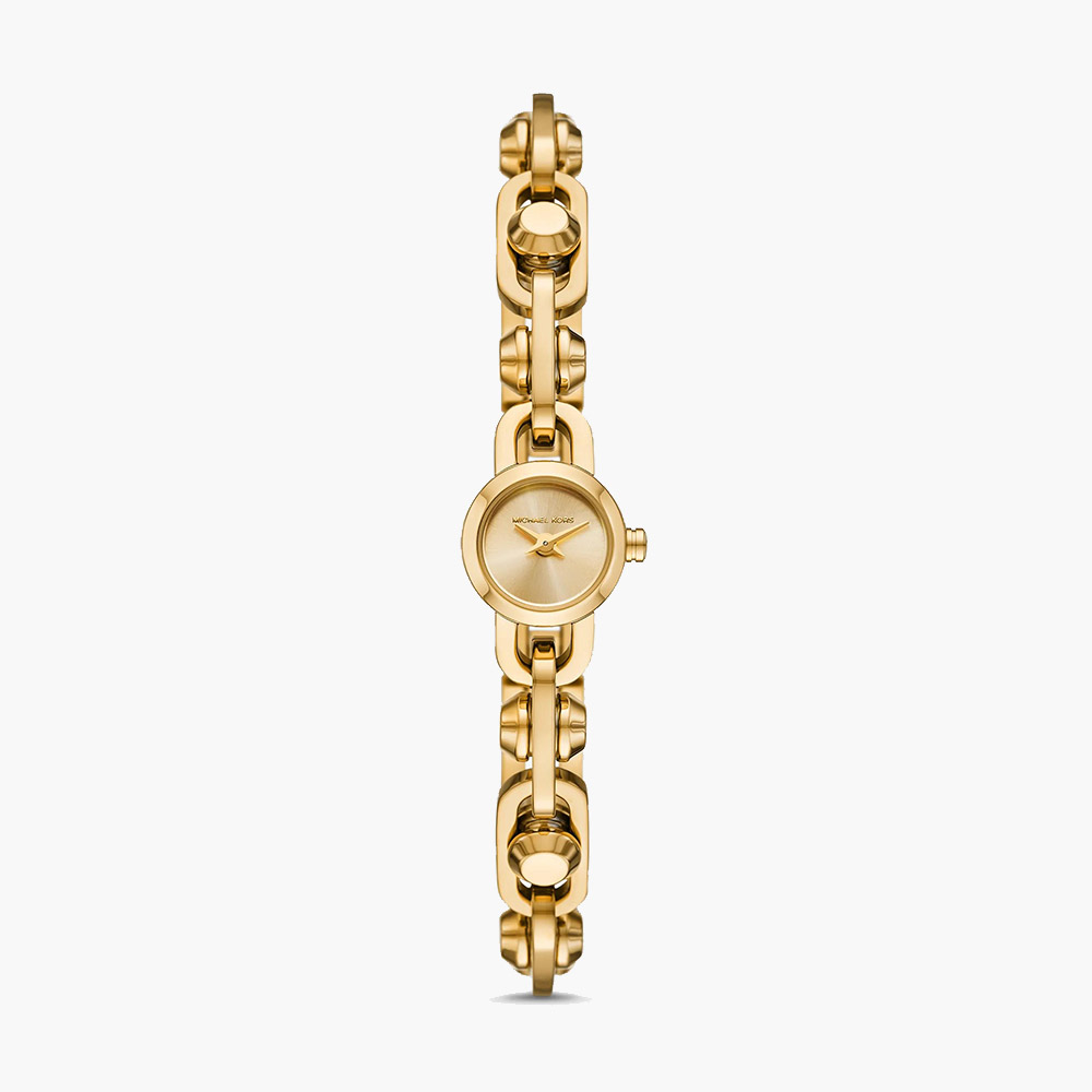Đồng hồ Michael Kors MK4871 Mini Astor Link Gold-Tone Bracelet Watch 15mm