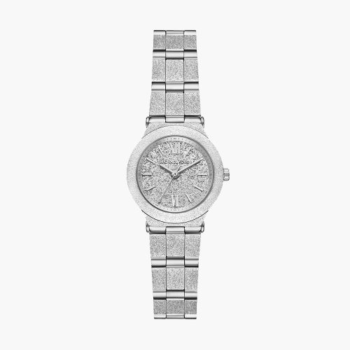 Đồng hồ Michael Kors MK7555 Petite Billie Frosted Silver-Tone 26mm