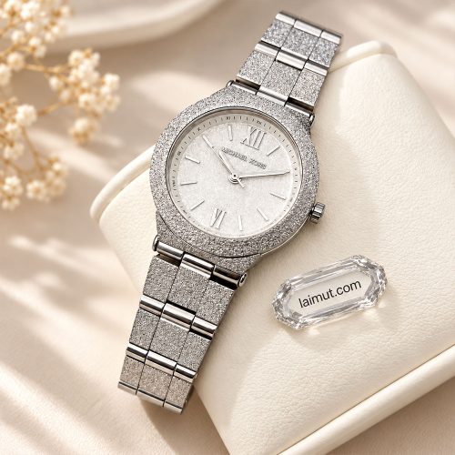 Chi tiết Michael Kors MK7555 Petite Billie Frosted Silver-Tone