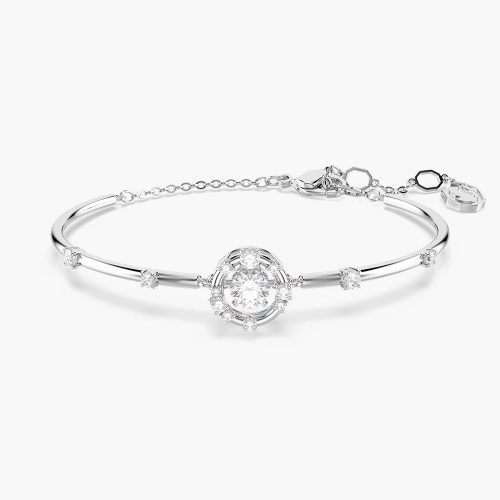 Vòng tay Swarovski 5743523 Constella Bangle Dancing Stone Rhodium Plated