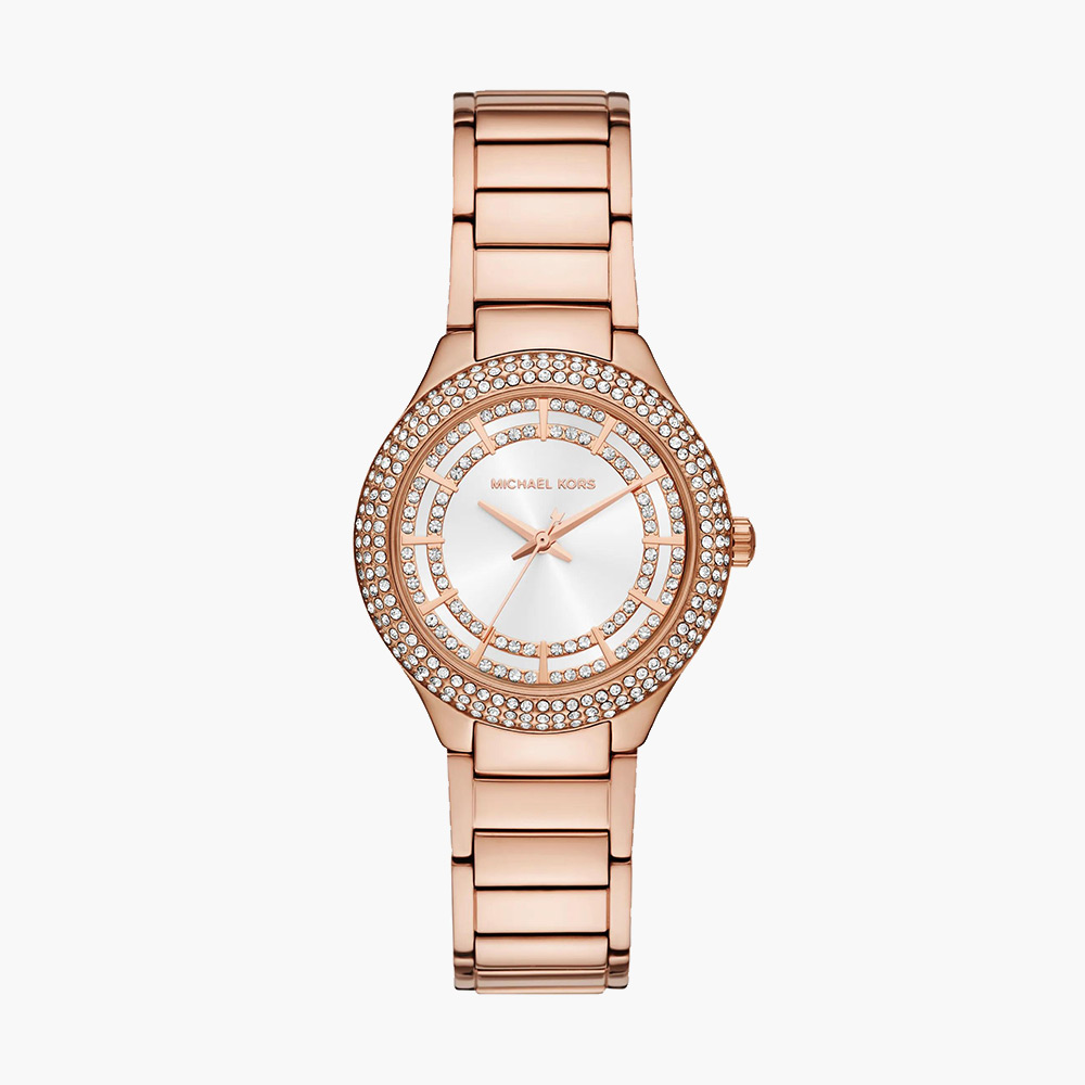 Đồng hồ Michael Kors MK4942 Mini Sylvia Pavé Rose Gold-Tone 33mm