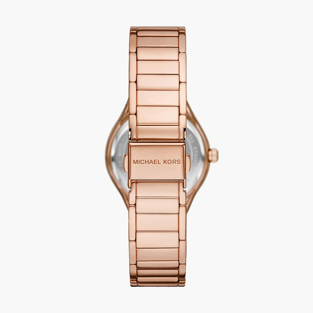 Michael Kors MK4942 Mini Sylvia Pavé Rose Gold-Tone góc 3D