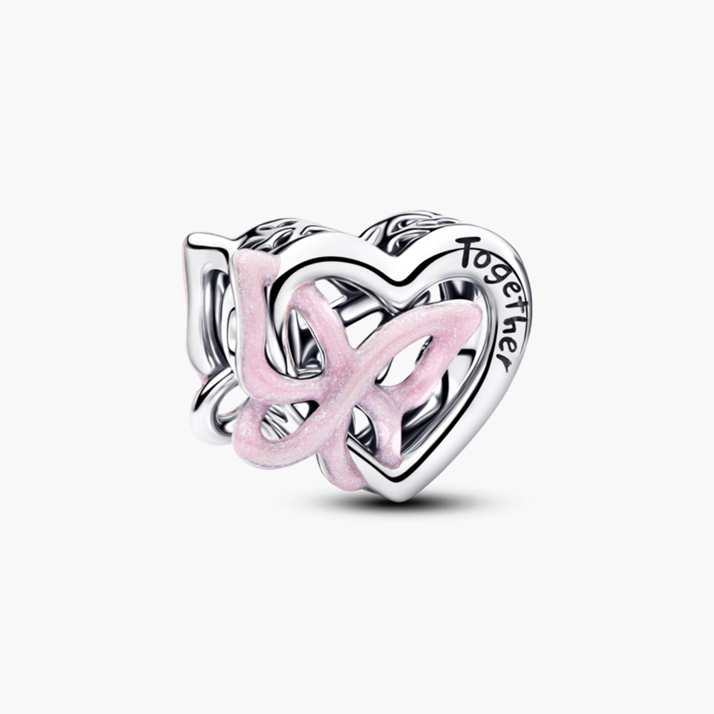 Charm Pandora Entwined Heart & Butterfly 794475C01