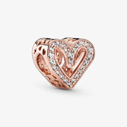 Charm Pandora Sparkling Freehand Heart 788692C01