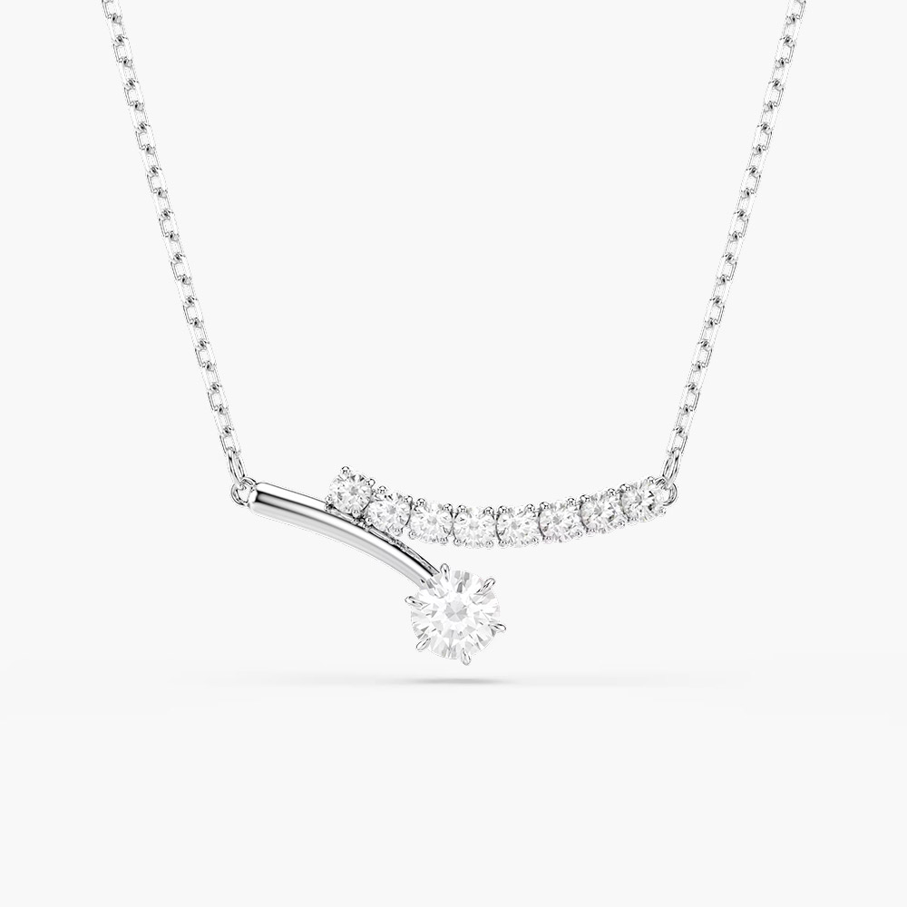 Dây chuyền Swarovski 5753568 Matrix Necklace mạ Rhodium đính Cubic Zirconia