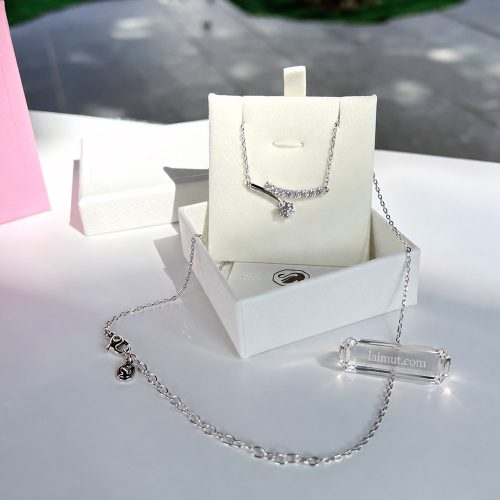 Ảnh thực tế dây chuyền Swarovski 5753568 Matrix Necklace tại Laimut