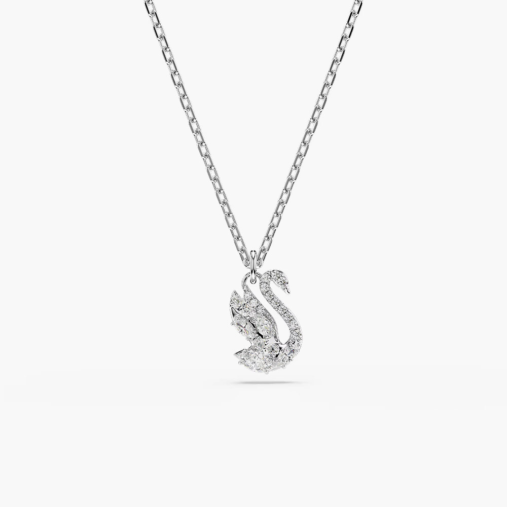 Dây chuyền Swarovski 5754347 Swan Pendant mạ Rhodium đính Cubic Zirconia