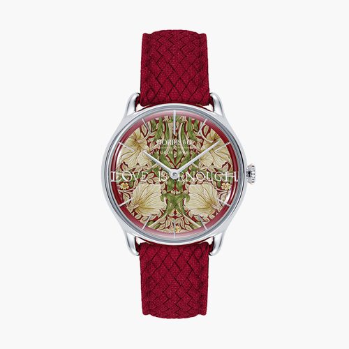 Đồng hồ August Berg x Morris & Co Pimpernel Crimson M1PL0530E17VRD 30mm