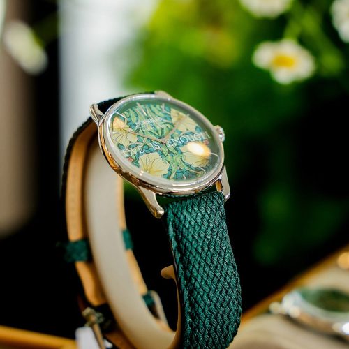 Ảnh thực tế đồng hồ August Berg Pimpernel Fennel M1PL0530E19VGN7 tại Laimut